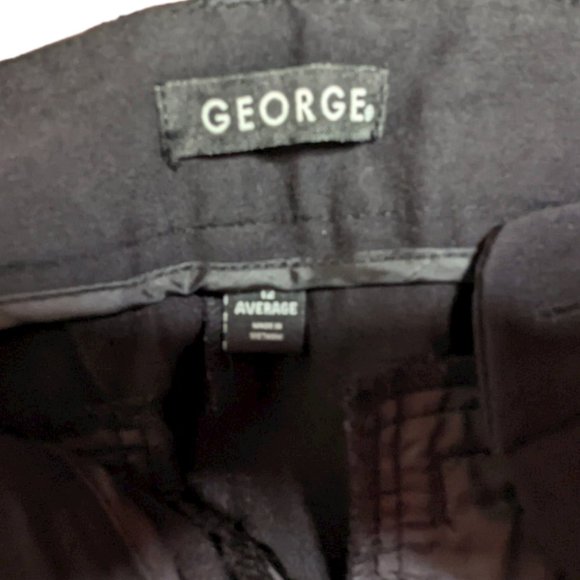 NWT George Millennium Black Straight Leg Pant Average Length Size 12 - Picture 10 of 15